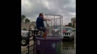 big head gets dunked at jci crawfish boil