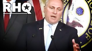 Steve Scalise Completely FABRICATES History Of Trump's Impeachment