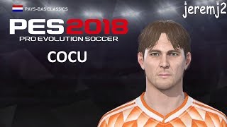 P. COCU Face + stats edit PES 2018 ou 2019 (Pays-bas classics)