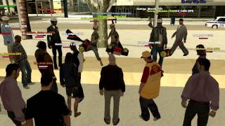 Выступление группы "Турбо-Бич". Samp-RP 01 server