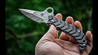 Складной нож Spyderco Jot Singh Khalsa 40GP кастом своими руками