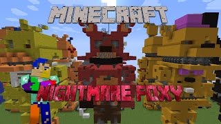 Minecraft FNaF Nightmare Foxy II Speed Build