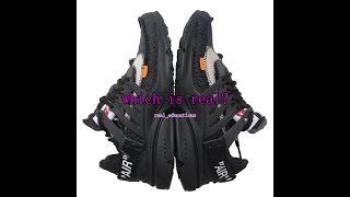 nike off white presto  fake vs real 真假对比 the fifth term