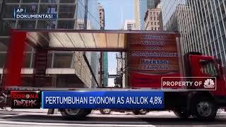 Pertumbuhan Ekonomi AS Anjlok 4,8%