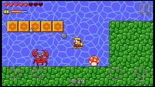 Retro World - walkthrough with secrets - Level 7-3 (Wind World)