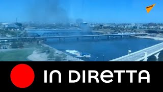 Treno deraglia su un ponte in Arizona
