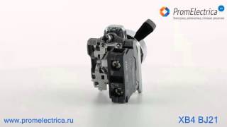 XB4BJ21 Переключатель на 2 положения, с фиксацией, 1НО