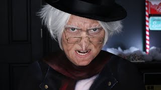 OLD AGE Scrooge Makeup Transformation | NO LIQUID LATEX PROSTHETICS