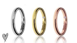FINGERPRINTS WEDDING BANDS