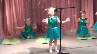 Милана Васильева 4 года "Ква-ква Простая песенка" 3й куплет