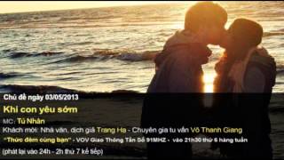 Khi con yeu som
