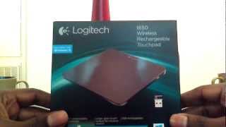 Logitech T650 Wireless Rechargeable Touchpad Unboxing