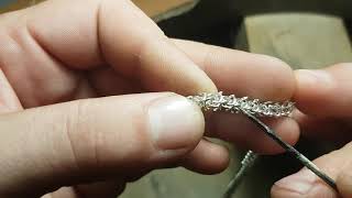 Плетение цепочек: цепь бисмарк - арабский бисмарк ! How its Made Chains Arab Bismarck