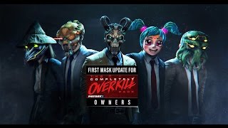 Обзор новых масок PayDay 2 the completely overkill pack