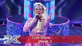 Saara Aalto belts out Bjork’s Oh So Quiet | | Live Shows Week 3 | The X Factor UK 2016