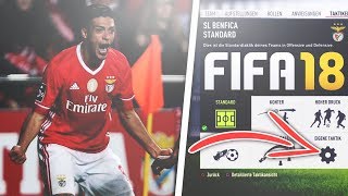 FIFA 18 | HOW TO PLAY WITH  BENFICA LISSABON ✔  INDIVIDUAL CUSTOM TACTIC H2H SEASON FUT ONLINE