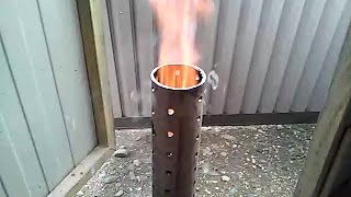 Homemade waste oil mini burner which burn like a crazy! part 2/ καυστηρας για καμμενα λαδια 2