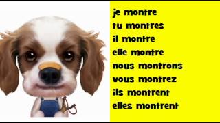 Французский музыкальный сопряжения #Soul # глагол = montrer