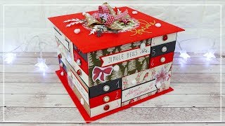 Calendario dell'Avvento a Cassetti - Drawer Box Advent Calendar DIY