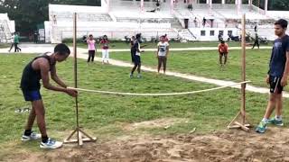 Ssc gd students high jump practice time
