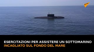 Flotta Baltica, un'esercitazione per assistere un sottomarino incagliato sul fondo del mare