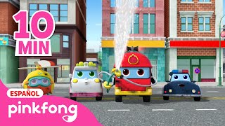 [Colección] ¡Emergencia! Protejamos la Ciudad Día y Noche | Pinkfong Dibujos Animados