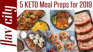 5 Keto Meal Prep Recipes For Weight Loss - 2019 Clean Eating