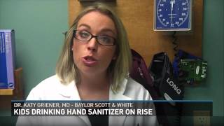 Kids drinking hand sanitizer on rise