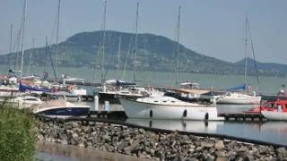 Balatonfenyvesi kikötő korival - Port Balatonfenyves by rollerskate
