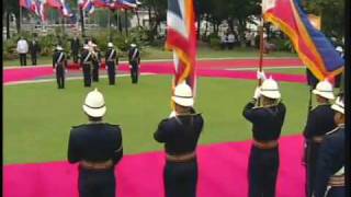 Arrival Honors for His Excellency Abhisit Vejjajiva PM of the Kingdom of Thailand