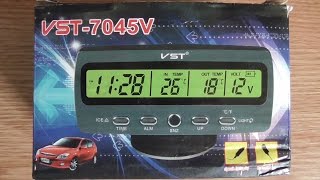 Настройка часов VST-7045V.