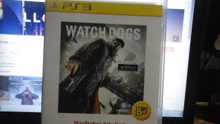 WATCH DOGS PS3 "THE BEST" EDITION! | PS3 2016 UNBOXING!