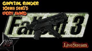 Fallout 3 Very Hard Difficulty. 10mm SMG Raider Style | XBox One X BC