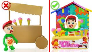 Luka Makes ABC Ice Cream Cart ❤️ LIVE Cartoons Stop Motion Animation
