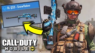 My favorite Sniper in Call of Duty Mobile! DLQ33 Snowflakes Gameplay