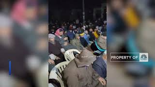 Miris! Warga Gaza di Rafah Jalani Tarawih Pertama di Reruntuhan Masjid