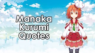 Magia Record Quotes: Manaka Kurumi