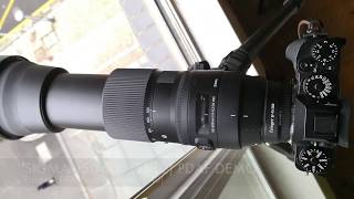 Sigma 150-600 (C) on X-T2 PDAF demo (Fringer EF-FX Pro adapter)