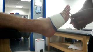 Turf Toe Tape Job