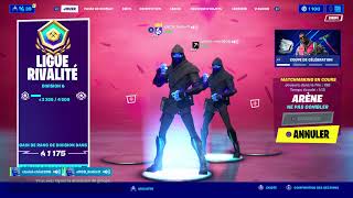 [Live ps4 FR] Fortnite: arène + tournoi