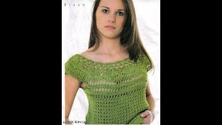 Вязание Крючком - Топы, Майки, Летние Кофточки - 2019 / Knitting Crochet Tops Mikey Summer Blouse
