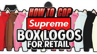 How To Get Supreme Box Logos For Retail Online! (WITHOUT A BOT)