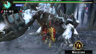 MHP3【ガンランス】アグナコトル亜種 ソロ | Ice Agnaktor 07分26秒 [HD]