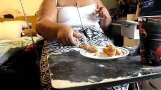 ASMR STUFFING BELLY W Chicken Legs and SODA SOUNDS