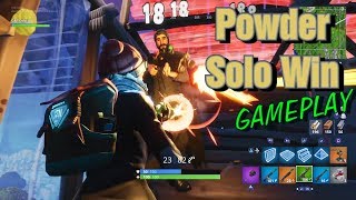 Fortnite Powder Solo Win Gameplay