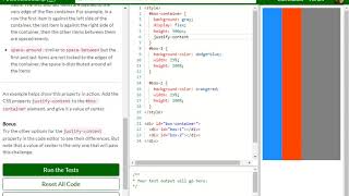 CSS Flexbox Align Elements Using the justify content Property free code camp   Dani
