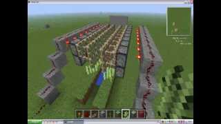 Minecraft otomatik şeker kamışı toplayıcı sistemi