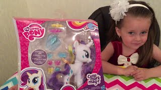 Май литл Пони  распаковка МЛП делаем прически из заколок MLP My Little Pony unboxing