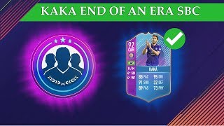 KAKA End of Era SBC Lösung ! Squad Builder Challenge #35 - FIFA 18 [Deutsch][German][Facecam][PS4]