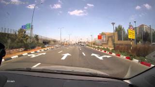 Driving with GS9000 Dashcam With GPS Test at 1080p 30fps